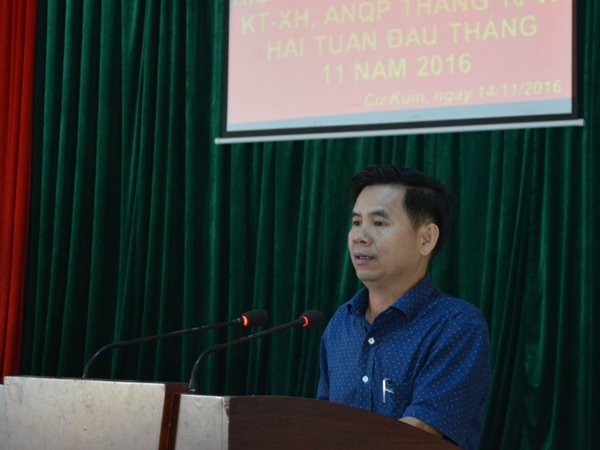 Huyện Cư Kuin: Đẩy mạnh các biện pháp tài chính tăng thu ngân sách năm 2016