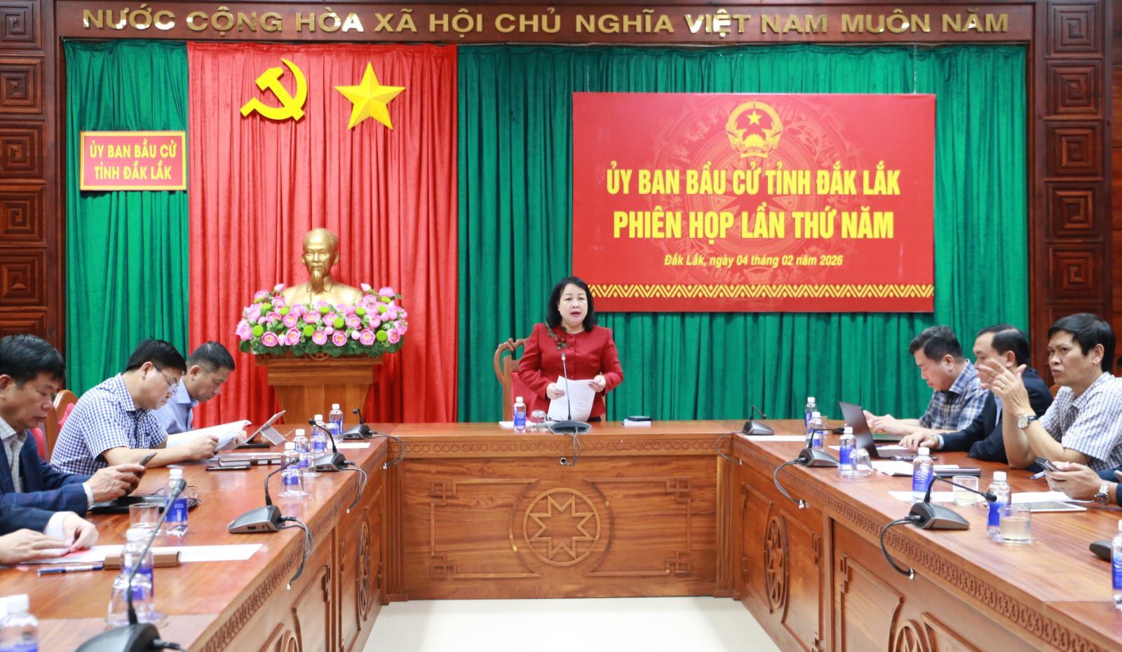 Triển khai thực hiện các nội dung công tác bầu cử đại biểu Quốc hội  và Hội đồng nhân dân các cấp