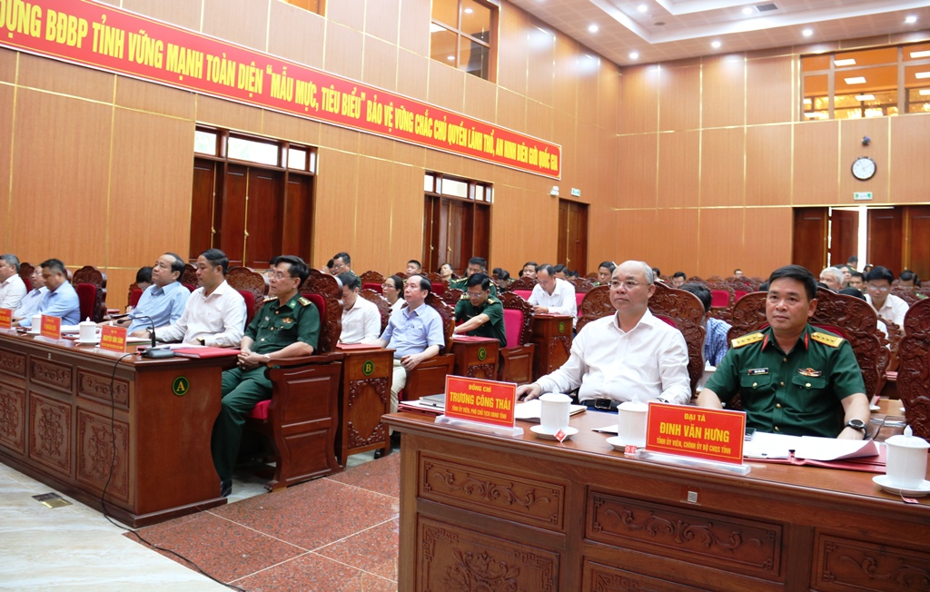 Hội nghị rút kinh nghiệm hoạt động của tổ chức quân sự địa phương khi thực hiện hệ thống chính quyền địa phương 2 cấp