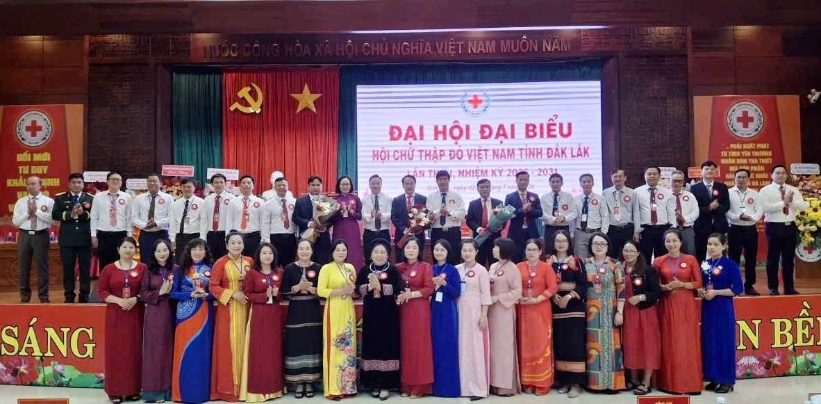 Đại hội đại biểu Hội Chữ thập đỏ Việt Nam tỉnh Đắk Lắk lần thứ I thành công tốt đẹp