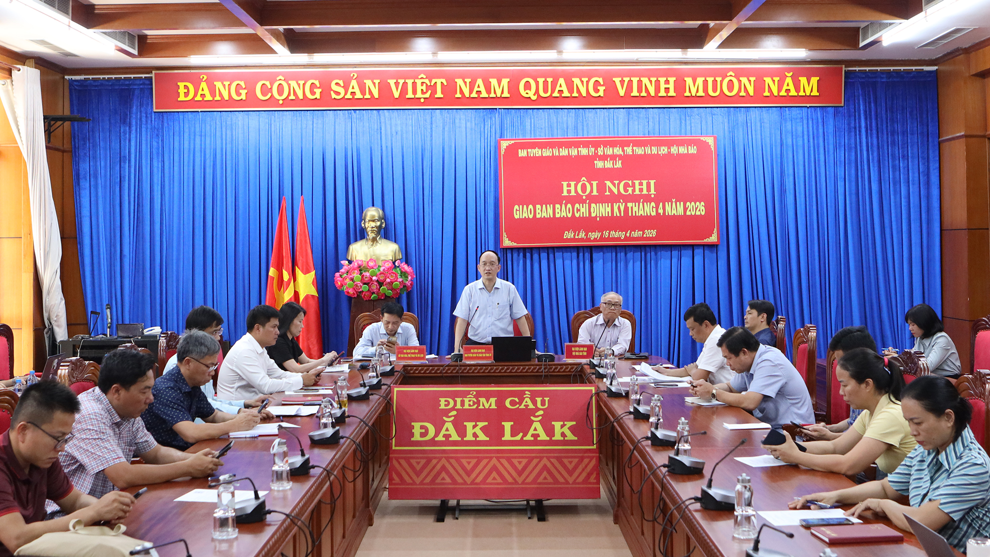 Hội nghị Giao ban báo chí định kỳ tháng 4 năm 2026