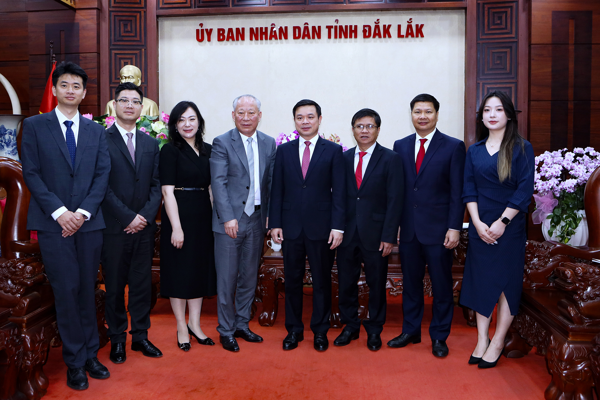 Chủ tịch UBND tỉnh Đỗ Hữu Huy tiếp Tập đoàn Xây dựng Thái Bình Dương