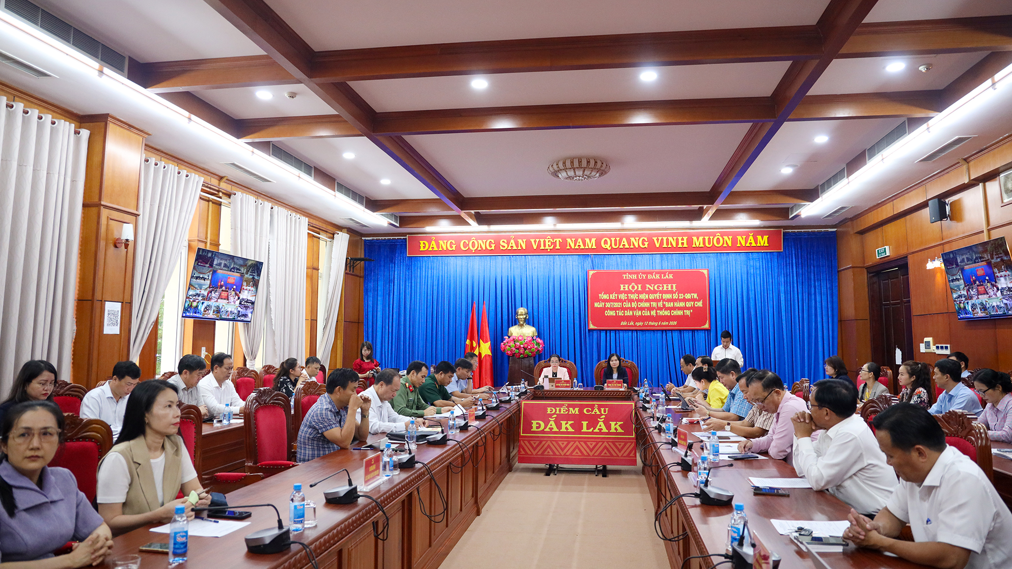 Đắk Lắk tổng kết thực hiện Quyết định số 23-QĐ/TW của Bộ Chính trị về việc ban hành Quy chế công tác dân vận của hệ thống chính trị