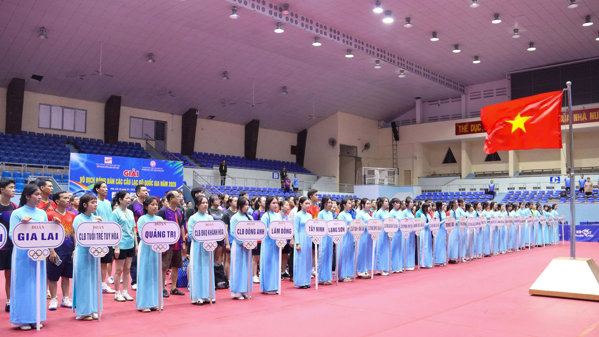 Khai mạc Giải vô địch bóng bàn các câu lạc bộ quốc gia năm 2026