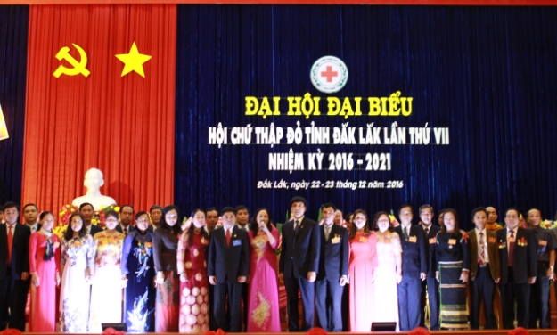 Đại hội đại biểu Hội Chữ thập đỏ tỉnh lần VII, nhiệm kỳ 2016-2021.