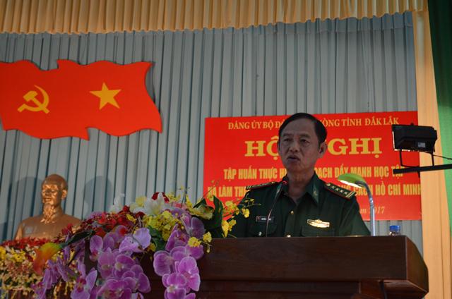 Bộ đội Biên phòng tỉnh Đắk Lắk đẩy mạnh học tập và làm theo tư tưởng, đạo đức, phong cách Hồ Chí Minh