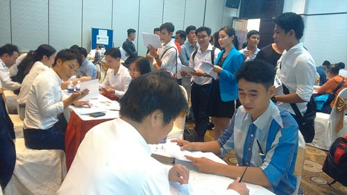 Phối hợp tuyển chọn thực tập sinh đi Nhật Bản.