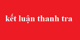 Báo cáo thực hiện công khai kết luận thanh tra