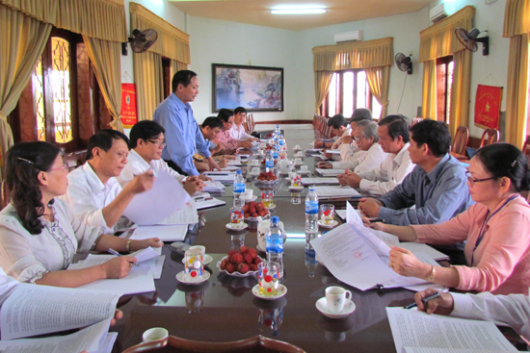 Triển khai Báo cáo 187-BC/TU của Tỉnh ủy.