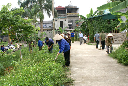 Đẩy mạnh thực hiện công tác bảo vệ môi trường trong xây dựng nông thôn mới trên địa bàn tỉnh.