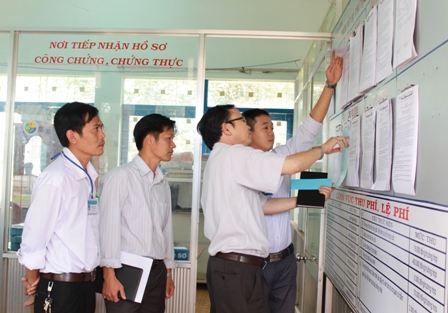 Báo cáo công tác cải cách tư pháp của các ngành trên địa bàn tỉnh 2017
