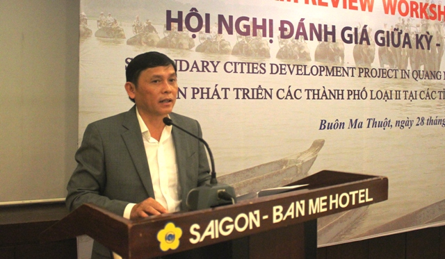 Mid-term evaluation conference on loans for Secondary Cities Development Project in Quang Nam, Ha Tinh and Dak Lak