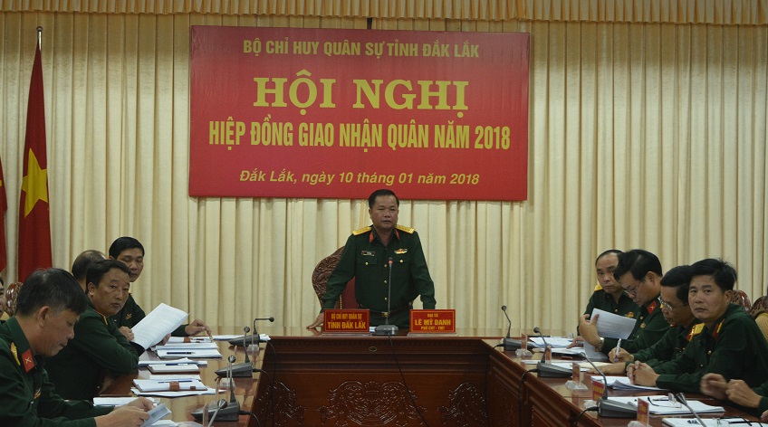 Joint conference for military assignment and receipt in 2018