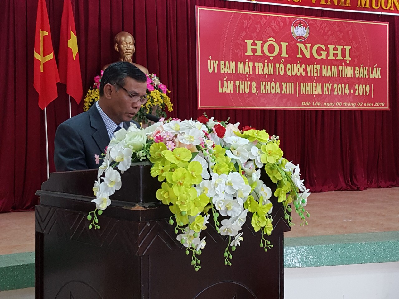 Hội nghị Ủy ban MTTQ VN lần thứ tám, khóa XIII, nhiệm kỳ 2014 – 2019