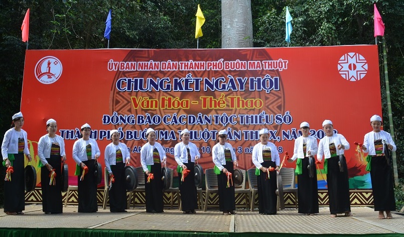 23 thôn, buôn tham dự chung kết Ngày hội Văn hóa – Thể thao đồng bào dân tộc thiểu số thành phố Buôn Ma Thuột lần thứ X – năm 2018.