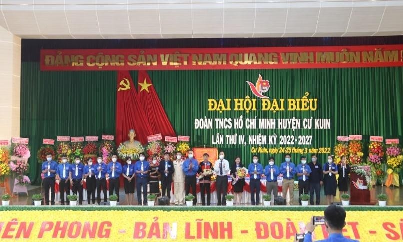 The 4th Congress of the Ho Chi Minh Communist Youth Union of Cu Kuin District, tenure 2022 - 2027