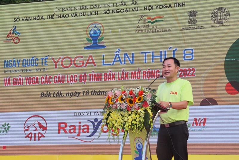 Dak Lak Province holds the ceremony of the 8th International Yoga Day with the theme "Yoga for humanity"