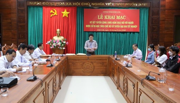 Opening of the 2022 Civil Service Examination for those who are sent to study after graduation