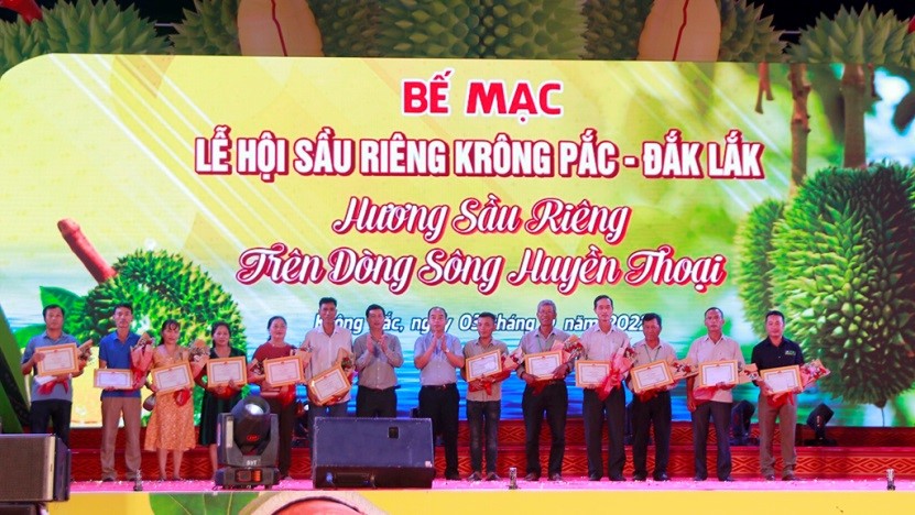 Closing the 1st Krong Pac Durian Festival 2022