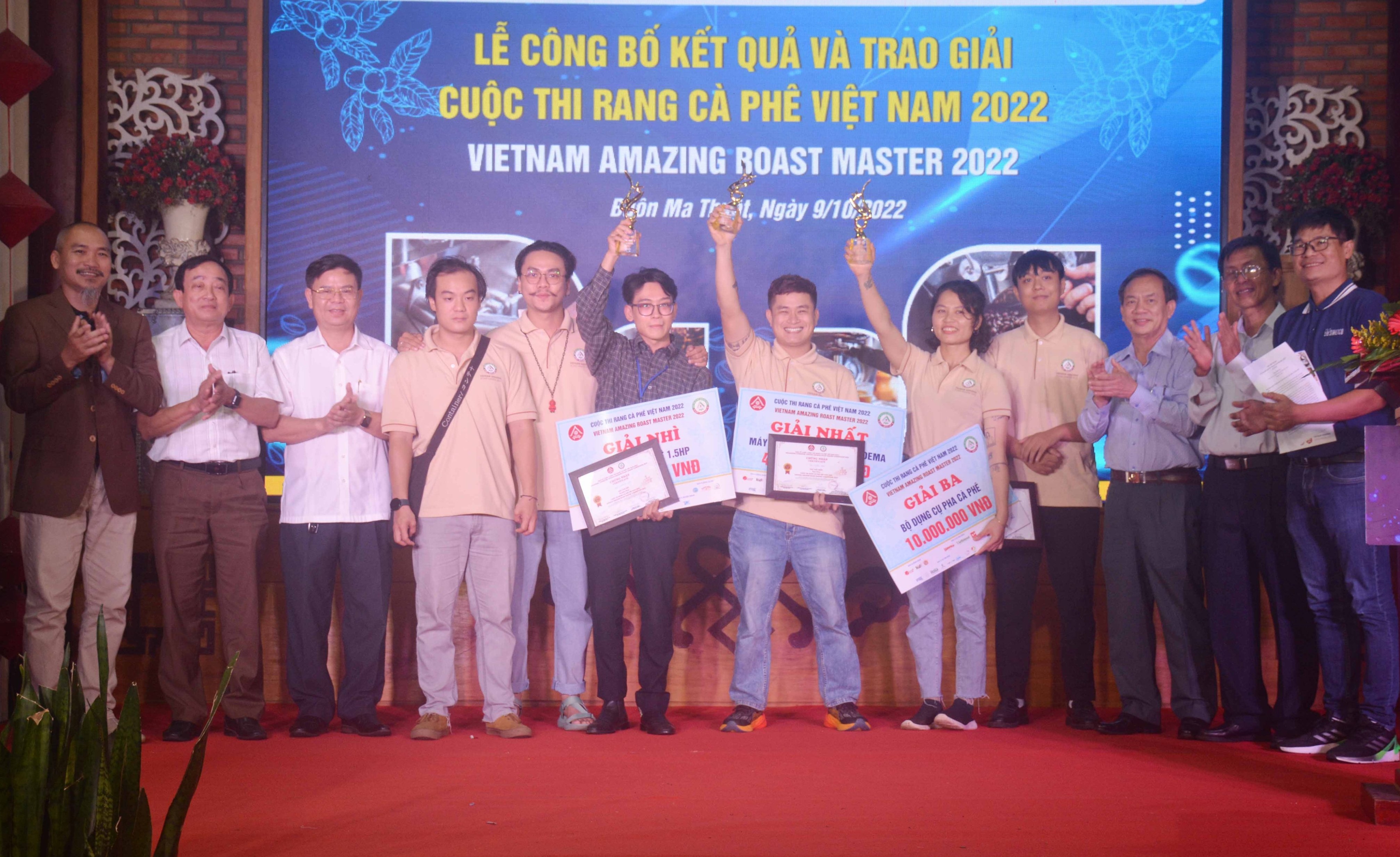 Closing and awarding ceremony of Vietnam Amazing Roast Master 2022