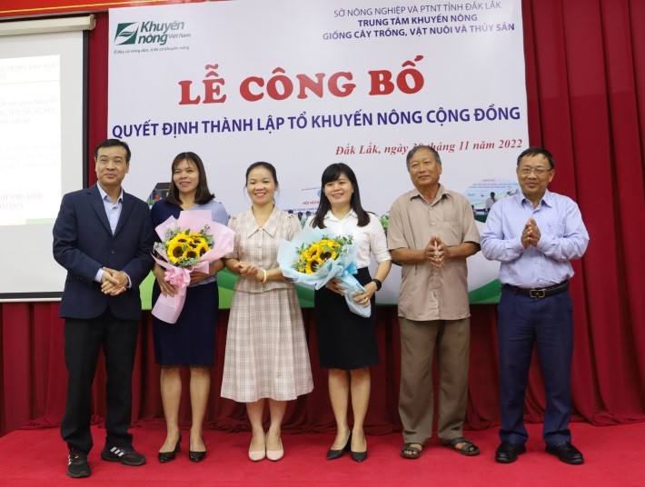 Announcement of Decision to establish pilot community agriculture promotion teams