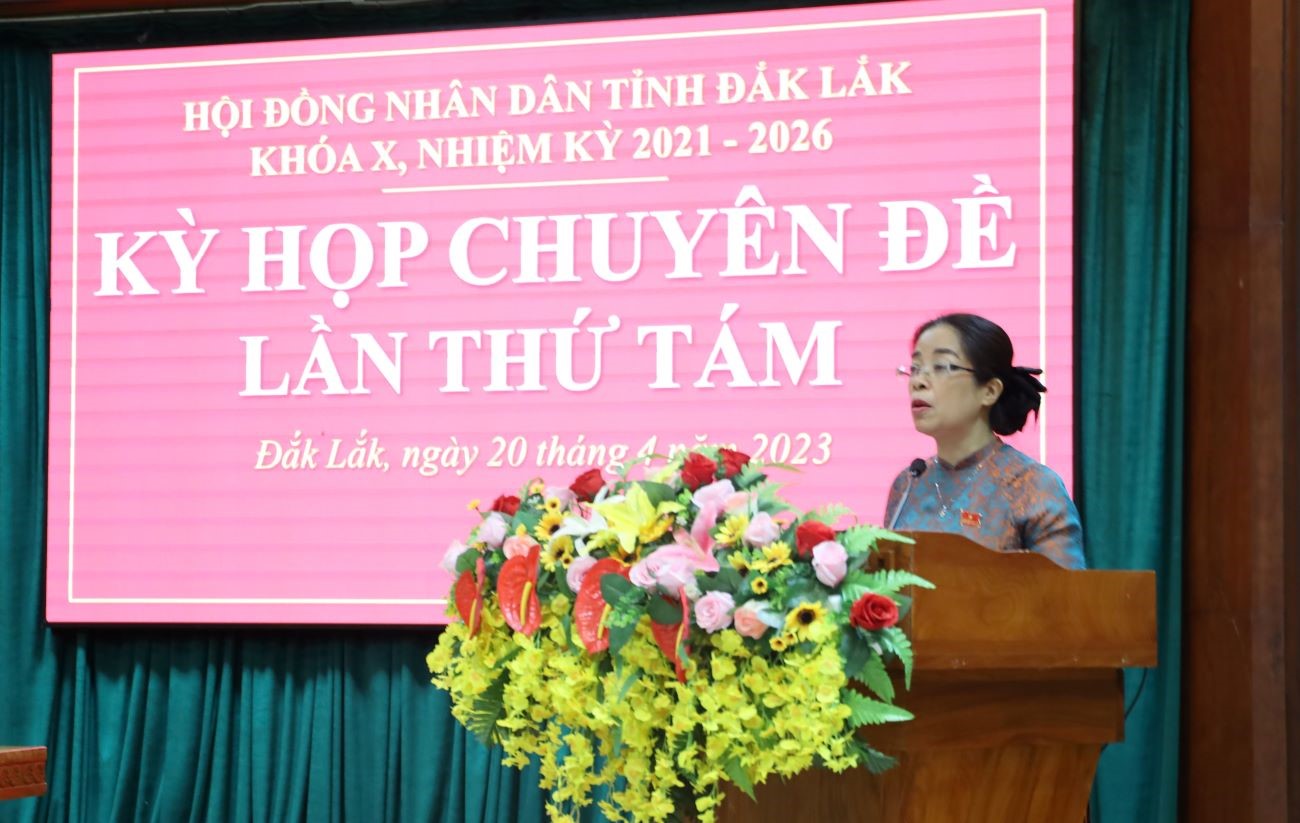 Opening the 8th specialized session of the 10th Provincial People's Council, term 2021-2026