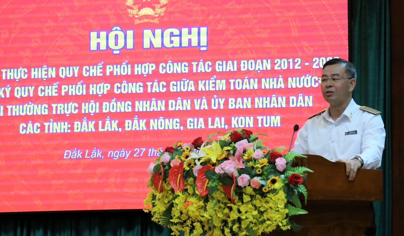 Summary of the coordination mechanism between the State Audit and the provinces of Dak Lak, Gia Lai, Kon Tum, and Dak Nong