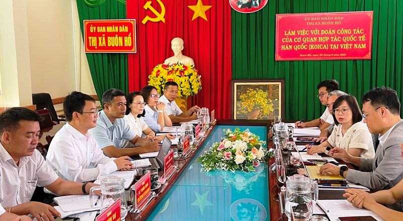 Buon Ho City proposes South Korea to support a wastewater treatment project worth over 200 billion dong