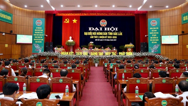 Provincial Farmers' Association Congress in Dak Lak Province: Focusing on Discussing the Target System for the 2023 - 2028 Term