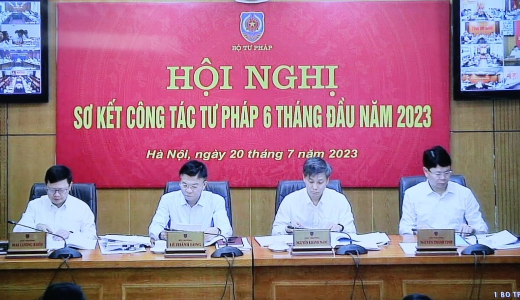 Directions and tasks for the justice sector in the remaining 6 months of 2023