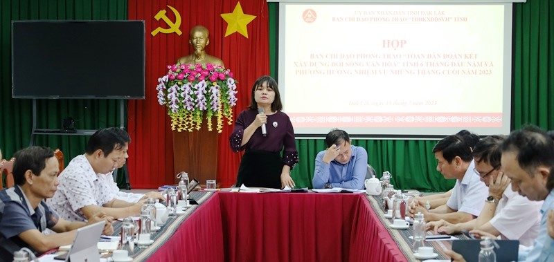 The "National Unity for Building Cultural Life" movement's Steering Committee is implementing the tasks for the last 6 months of 2023