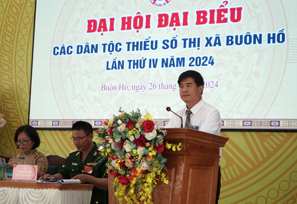 4th Congress of Ethnic Minorities of Buon Ho Town in 2024