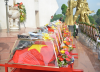 Lễ viếng, truy điệu và an táng hài cốt liệt sĩ quân tình nguyện và chuyên gia Việt Nam hi sinh tại Campuchia. 