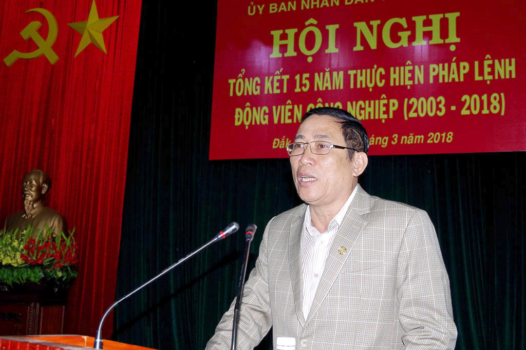 Tổng kết 15 năm thực hiện Pháp lệnh Động viên công nghiệp