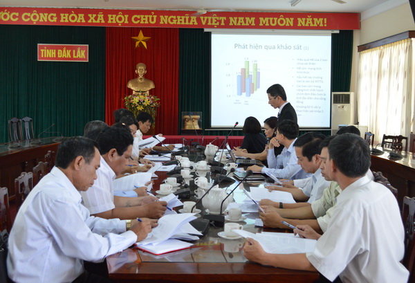 UBND tỉnh làm việc với Học viện Chính trị Quốc gia Hồ Chí Minh về một số giải pháp cải thiện chỉ số PAPI của tỉnh