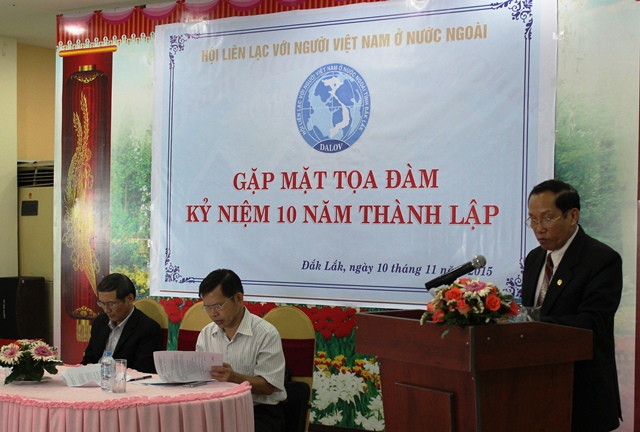 Tọa đàm 10 năm thành lập Hội liên lạc với người Việt Nam ở nước ngoài tỉnh Đắk Lắk