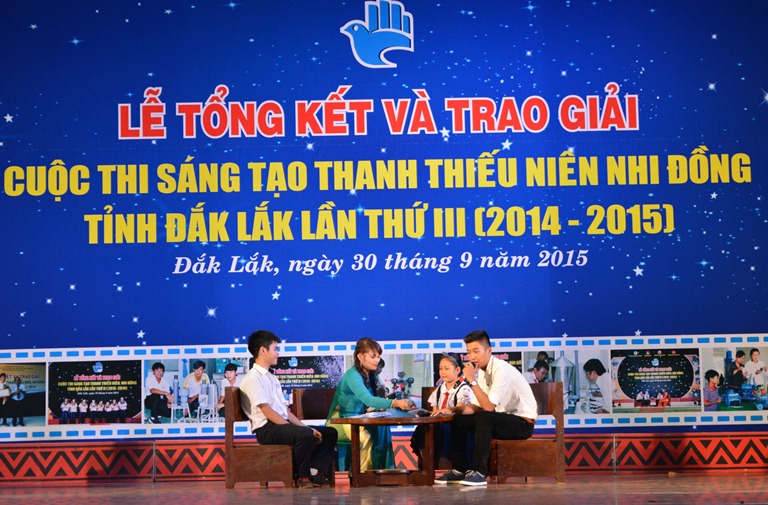 Lễ tổng kết và trao giải cuộc thi sáng tạo thanh thiếu niên, nhi đồng tỉnh lần thứ III.