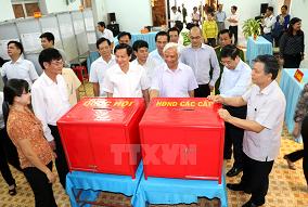 Ngày 22/5, hơn 69 triệu cử tri đi bầu cử ĐBQH và đại biểu HĐND