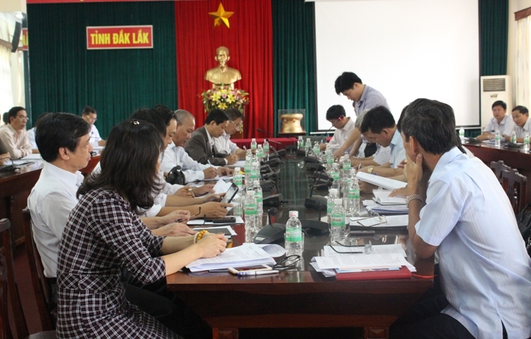 Đoàn công tác của Ban Chỉ đạo Tây Nguyên làm việc với UBND tỉnh về Chương trình MTQG xây dựng nông thôn mới.