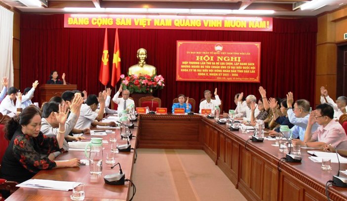 Đắk Lắk giới thiệu 11 người ứng cử Đại biểu Quốc hội khóa XV