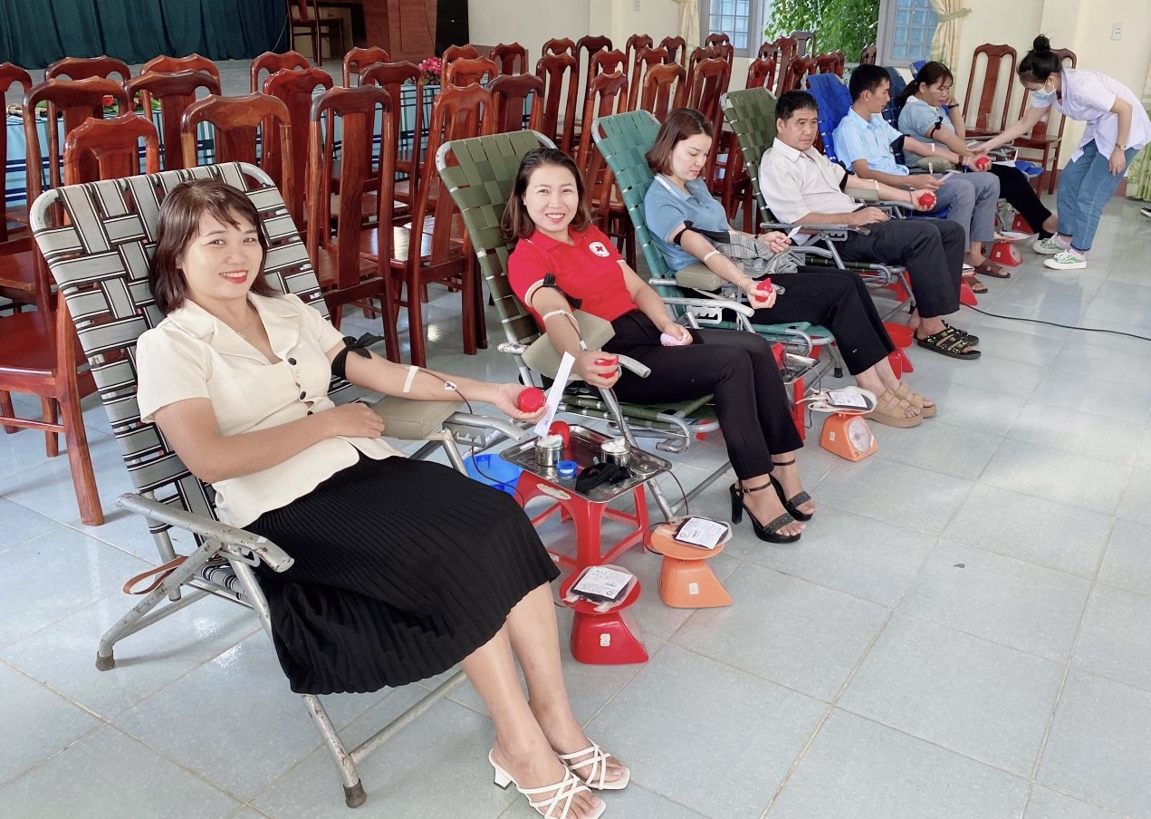 Huyện Lắk thu được 314 đơn vị máu trong đợt I năm 2023