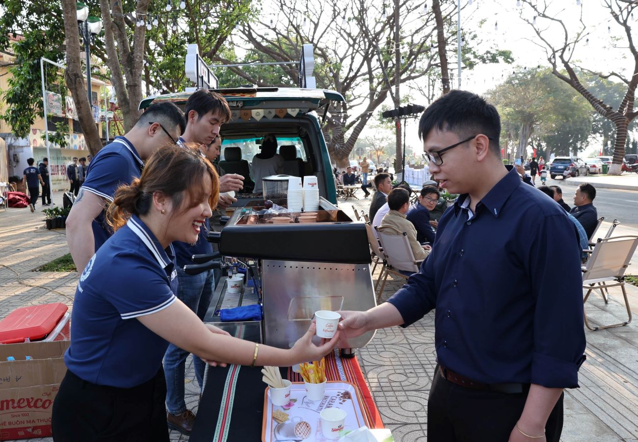 Ngày hội cà phê miễn phí trên địa bàn tỉnh Đắk Lắk