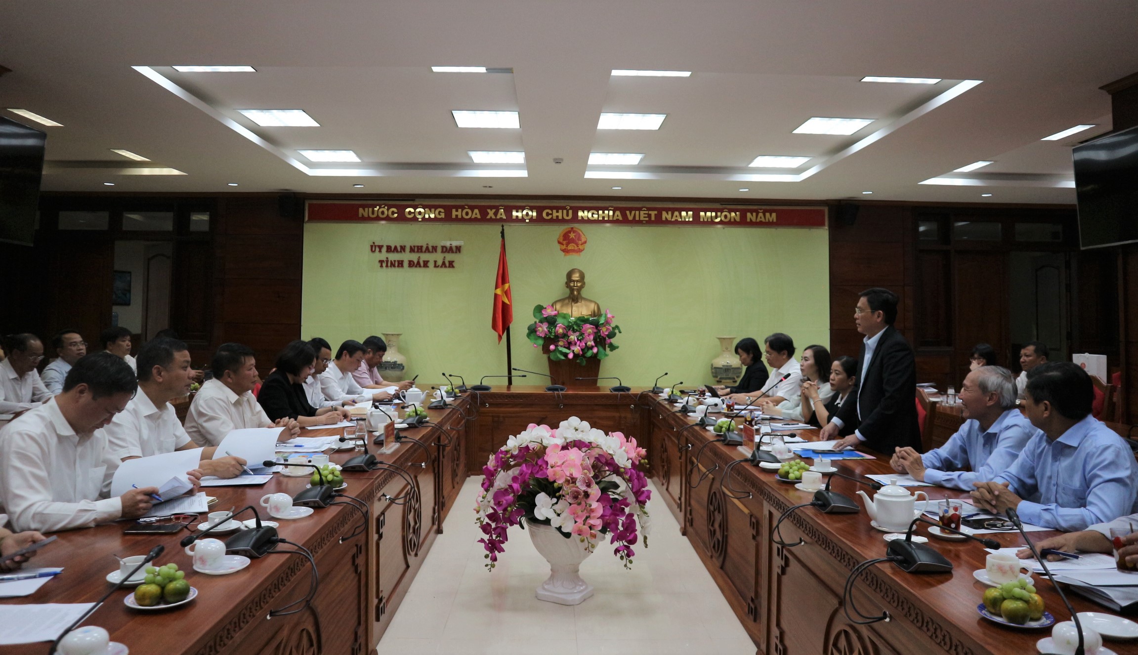 UBND tỉnh Đắk Lắk làm việc với Đoàn Công tác tỉnh Sơn La