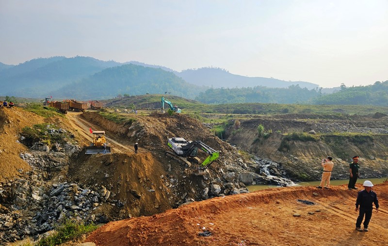 Tập trung giải phóng mặt bằng phục vụ chặn dòng công trình Hồ chứa nước Krông Pách Thượng.