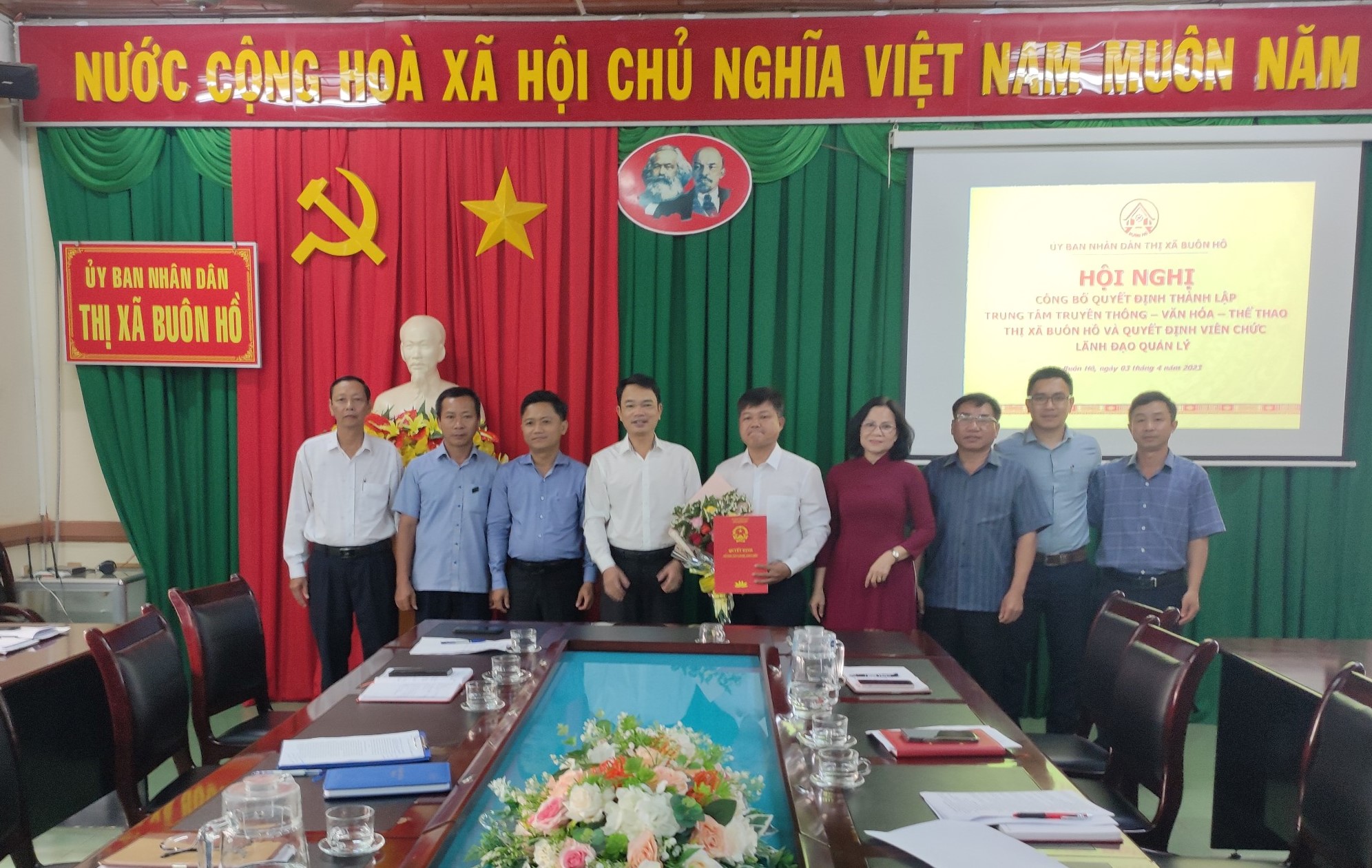 Thành lập Trung tâm Truyền thông –Văn hóa – Thể thao thị xã Buôn Hồ