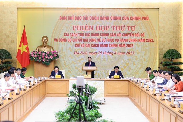 Thủ tướng Phạm Minh Chính: Đẩy mạnh cải cách thủ tục hành chính gắn với chuyển đổi số