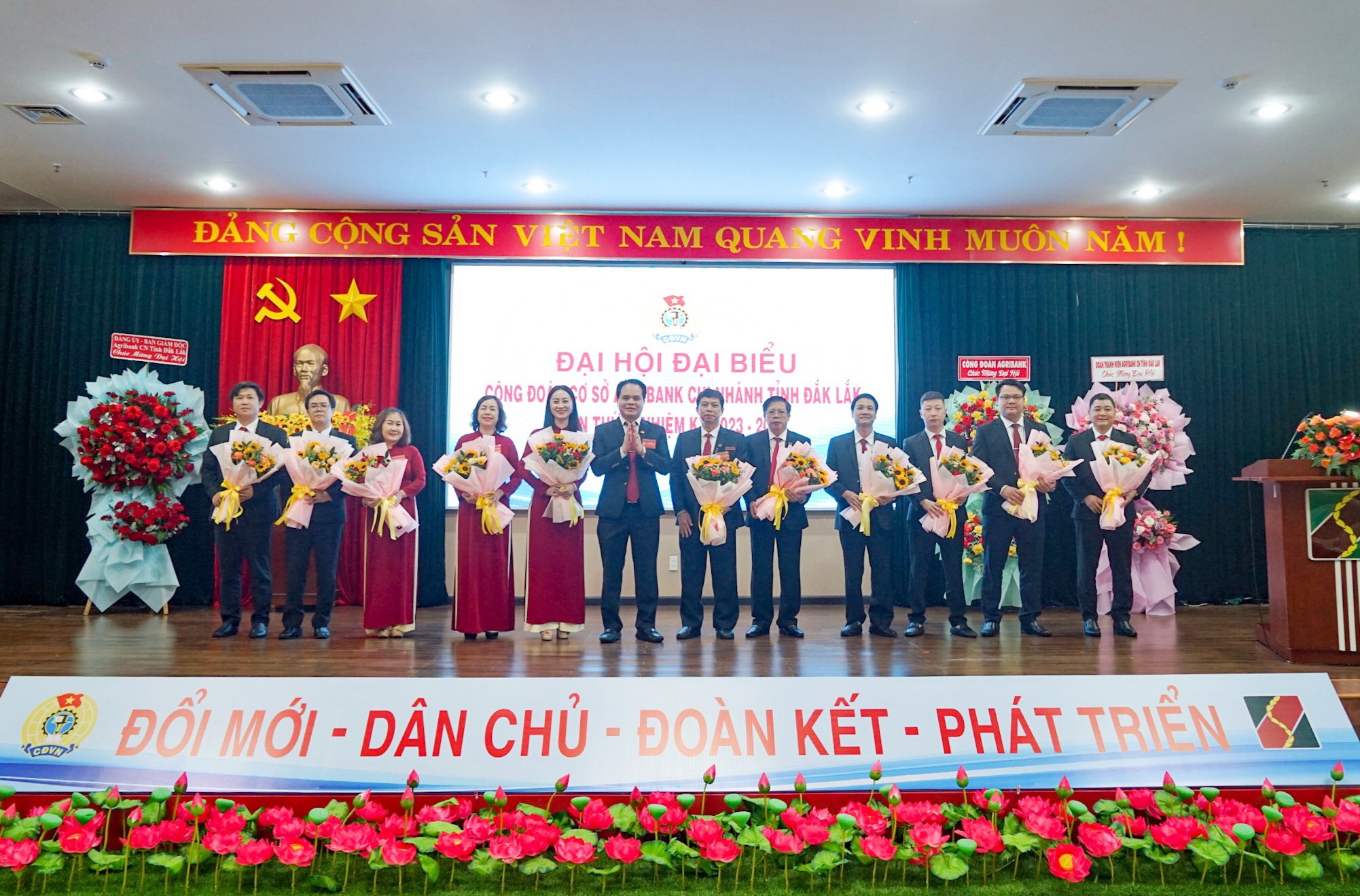 Đại hội công đoàn cơ sở Agribank tỉnh Đắk Lắk lần thứ X, nhiệm kỳ 2023 -2028