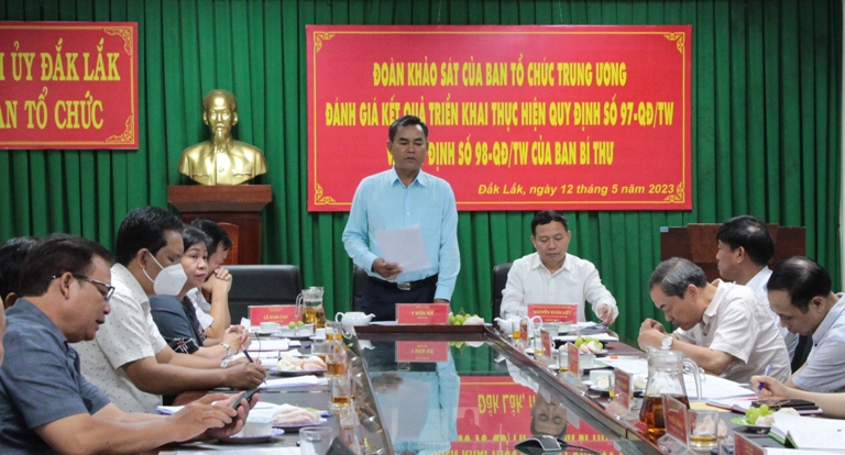 Đánh giá kết quả triển khai thực hiện các quy định của Ban Bí thư