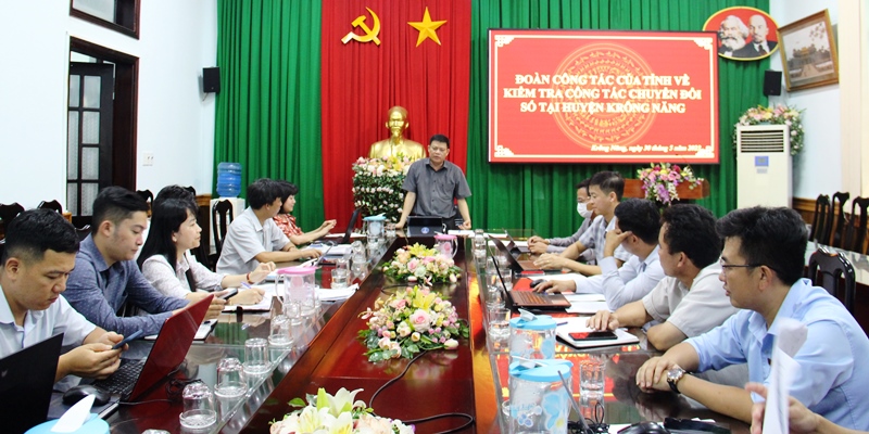 Huyện Krông Năng cần đầu tư nguồn lực và nhân rộng cách làm hay từ mô hình thí điểm chuyển đổi số