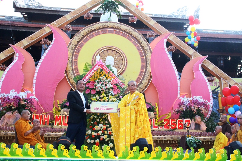 Ban Trị sự Giáo hội Phật giáo Việt Nam tỉnh Đắk Lắk tổ chức Đại lễ Phật đản năm 2023